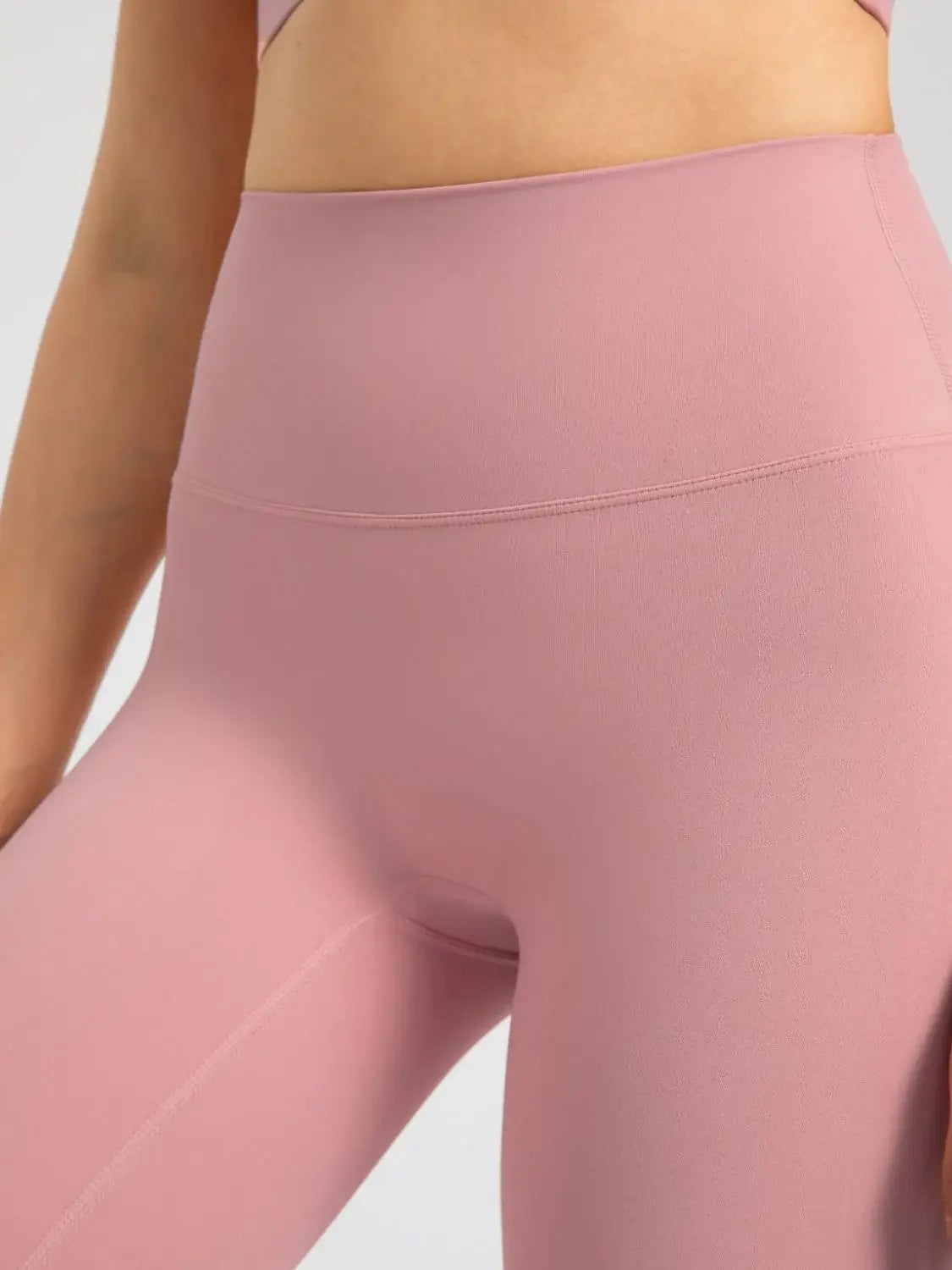 Millennia High Rise Wide Waistband Active Shorts - Trendsi - Flyclothing LLC