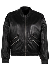 Hariet OS Leather Jacket
