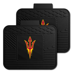 Arizona State Sun Devils Back Seat Car Utility Mats - 2 Piece Set - Arizona State