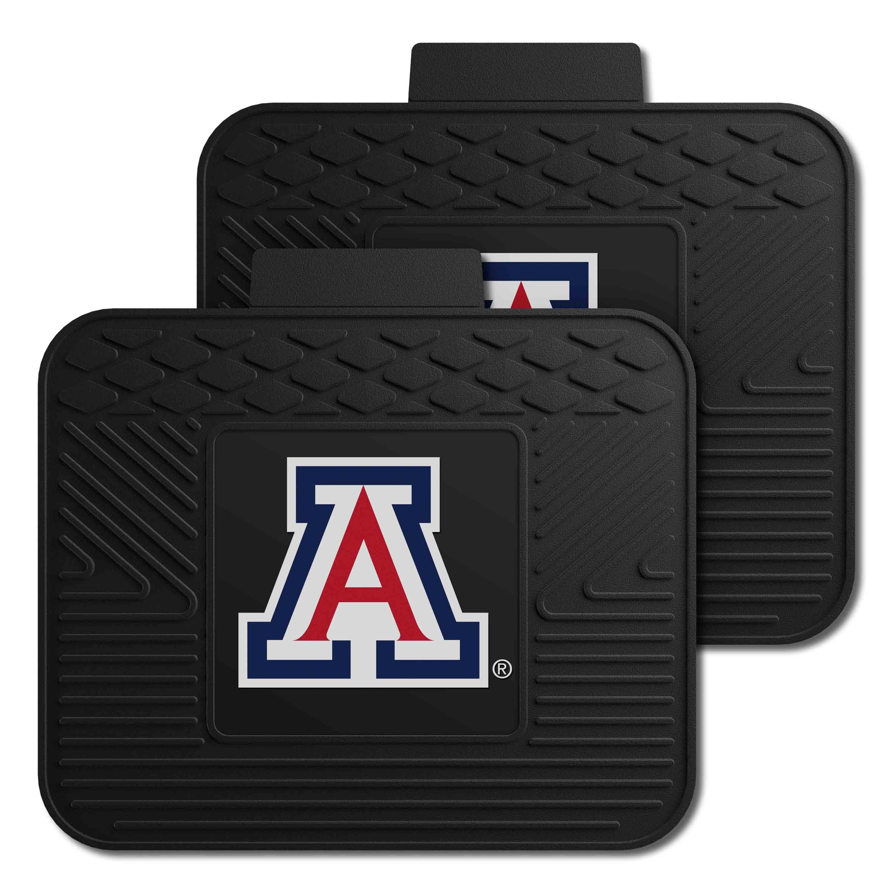 Arizona Wildcats Back Seat Car Utility Mats - 2 Piece Set - Arizona