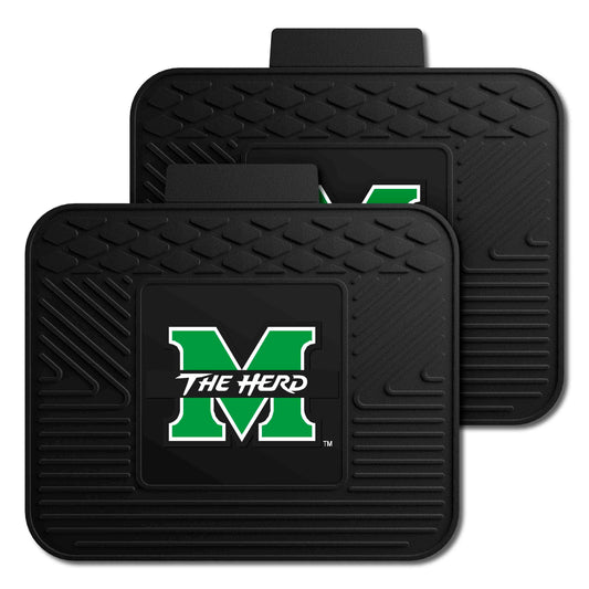 Marshall Thundering Herd Back Seat Car Utility Mats - 2 Piece Set - Marshall