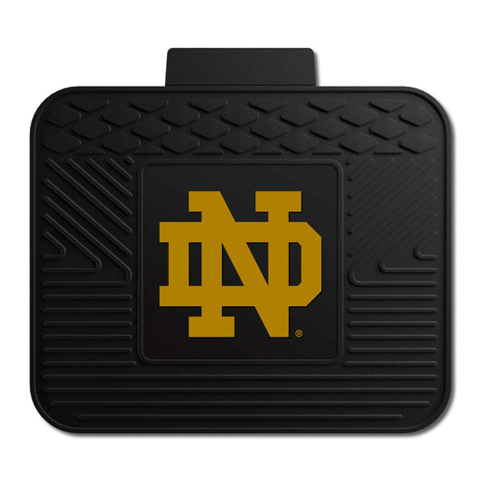 Notre Dame Fighting Irish Back Seat Car Utility Mat - 14in. x 17in. - Notre Dame