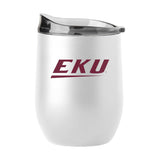 Eastern Kentucky 16oz Swagger White Powder Coat Curved Beverage - Logo Brands - Flyclothing LLC