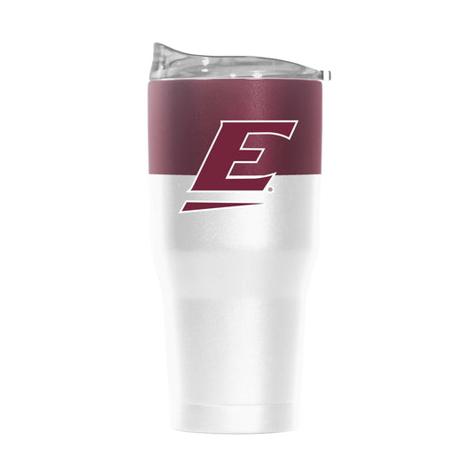 Eastern Kentucky 30oz Colorblock White Powder Coat Tumbler - Logo Brands - Flyclothing LLC