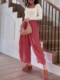 Full Size Wide Leg Pants with Pockets Plus Size - Trendsi