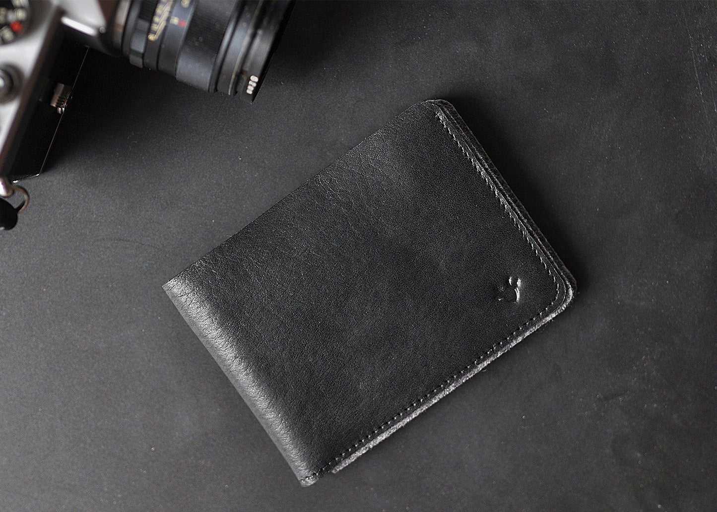 Dual Textured Wallet - Kiko Leather - Flyclothing LLC