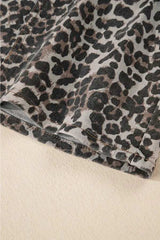 Leopard Denim Mini Skirt - Trendsi - Flyclothing LLC