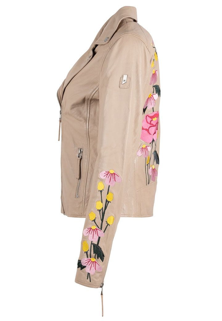 Peonie RF Leather Jacket - mauritiusleather - Flyclothing LLC