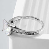 925 Sterling Silver Zircon Ring - Trendsi - Flyclothing LLC