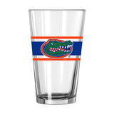Florida 16oz Stripe Pint Glass - Logo Brands - Flyclothing LLC
