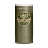 Florida  Badge Powder Coat Slim Can Coolie