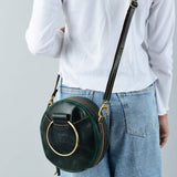 Rosie Sling Circle Bag - Classy Leather Bags - Flyclothing LLC