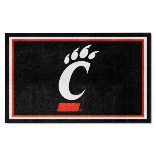 Cincinnati Bearcats 4ft. x 6ft. Plush Area Rug - Cincinnati