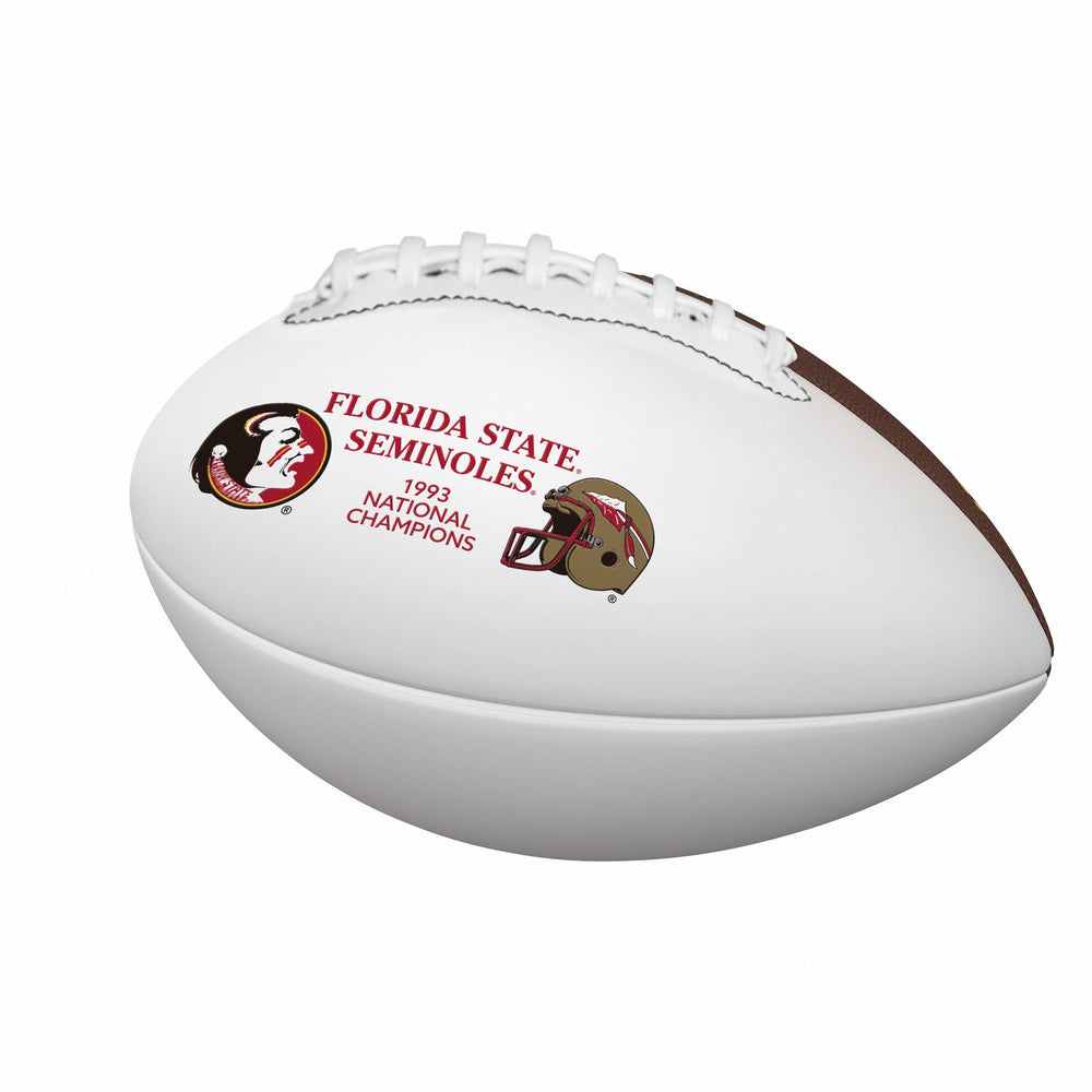 FL State 1993 Natl Champs Mini-Size Autograph Football - Logo Brands - Flyclothing LLC