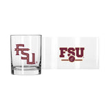 Florida State 14oz Letterman Rocks Glass