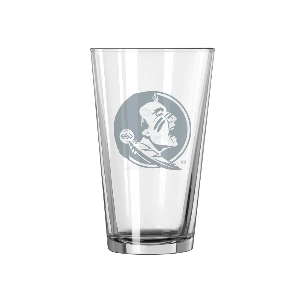 FL State 16oz Frost Pint Glass - Logo Brands - Flyclothing LLC