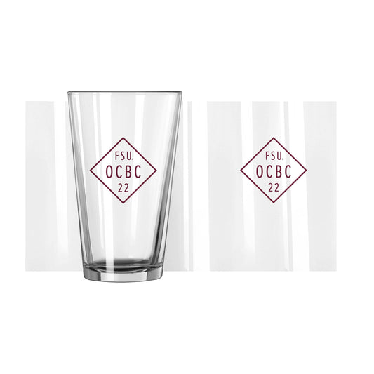 FL State Oyster City 16oz Pint Glass - Logo Brands - Flyclothing LLC