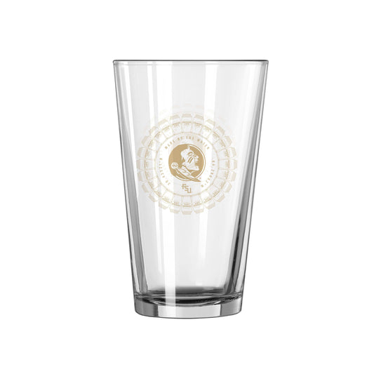 FL State Oyster City 16oz Pint Glass - Logo Brands - Flyclothing LLC