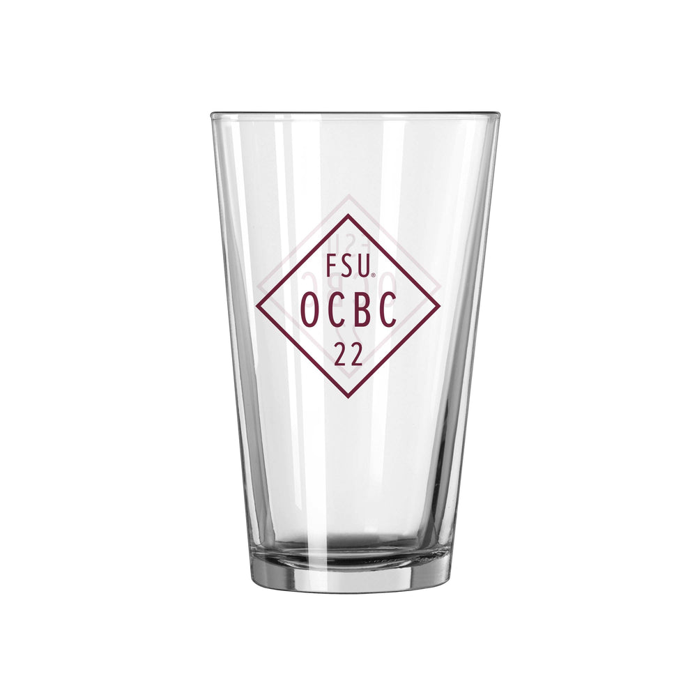 FL State Oyster City 16oz Pint Glass - Logo Brands - Flyclothing LLC