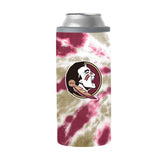FL State 12oz Tie Dye Slim Can Coolie - Logo Brands - Flyclothing LLC