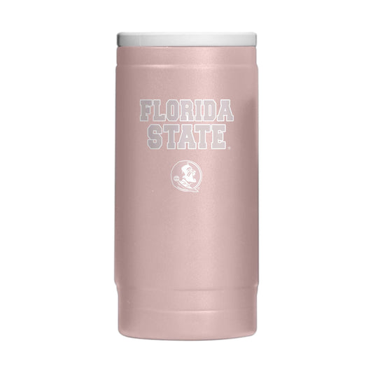 FL State Stencil Powder Coat Slim Can Coolie - Logo Brands - Flyclothing LLC