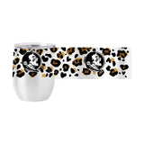 FL State 16oz Neutral Leopard Stainless Curved Beverage
