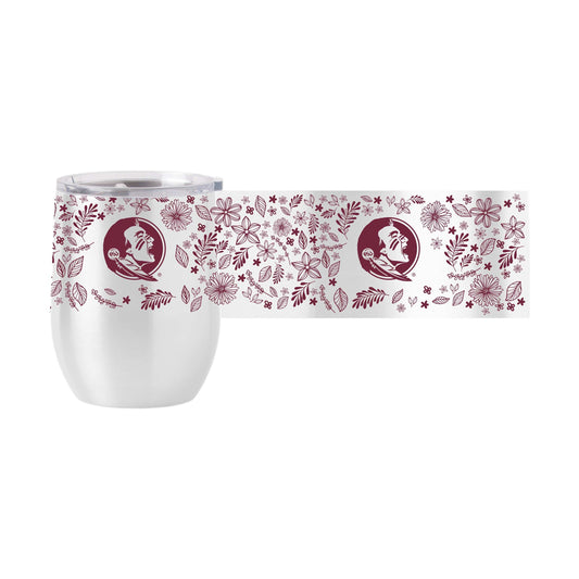 FL State 16oz Botanical Stainless Curved Beverage - Logo Brands - Flyclothing LLC