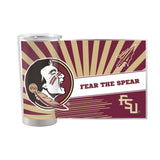 FL State 20oz Mascot Stainless Steel Tumbler