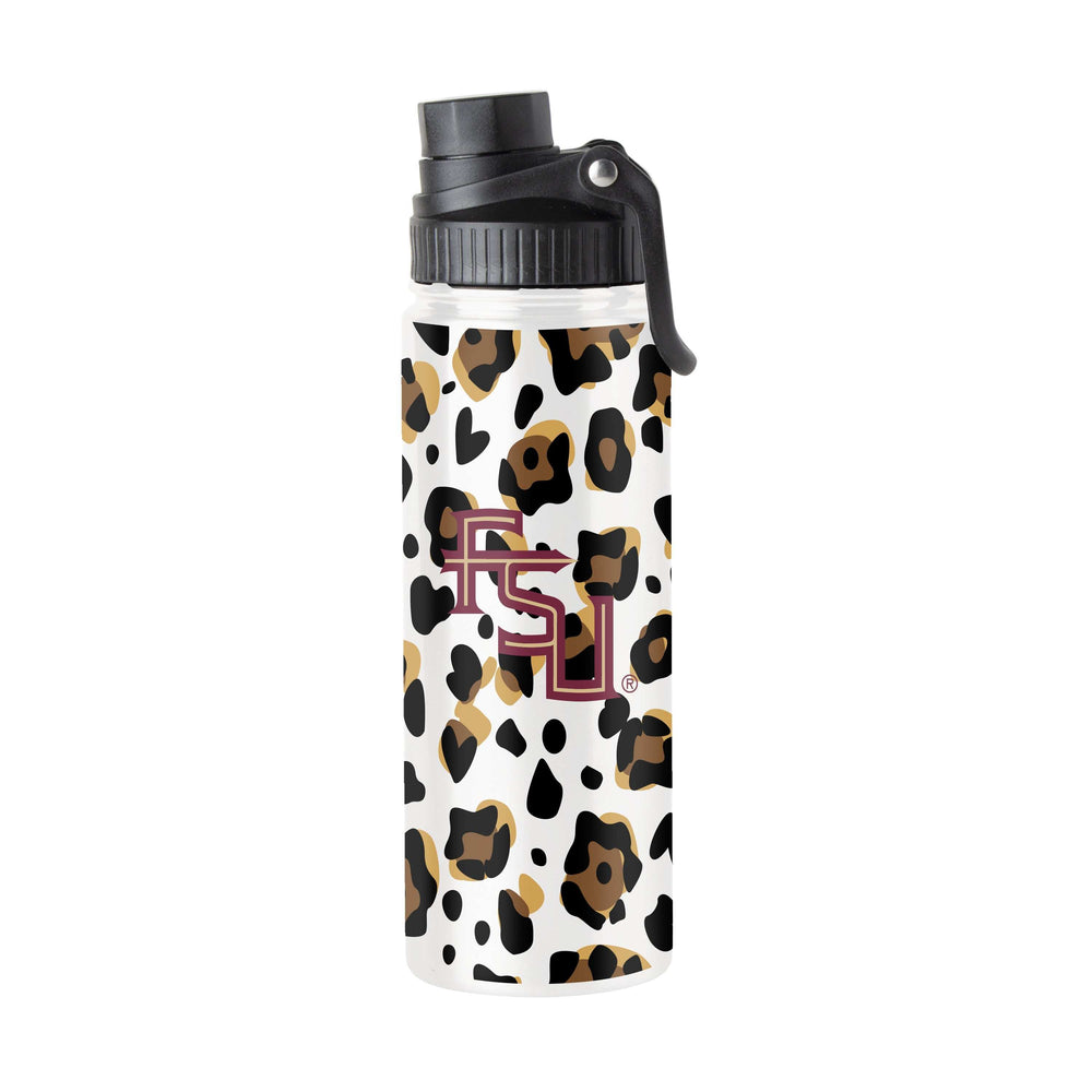 FL State 21oz Leopard Twist Top Water Bottle - Logo Brands - Flyclothing LLC