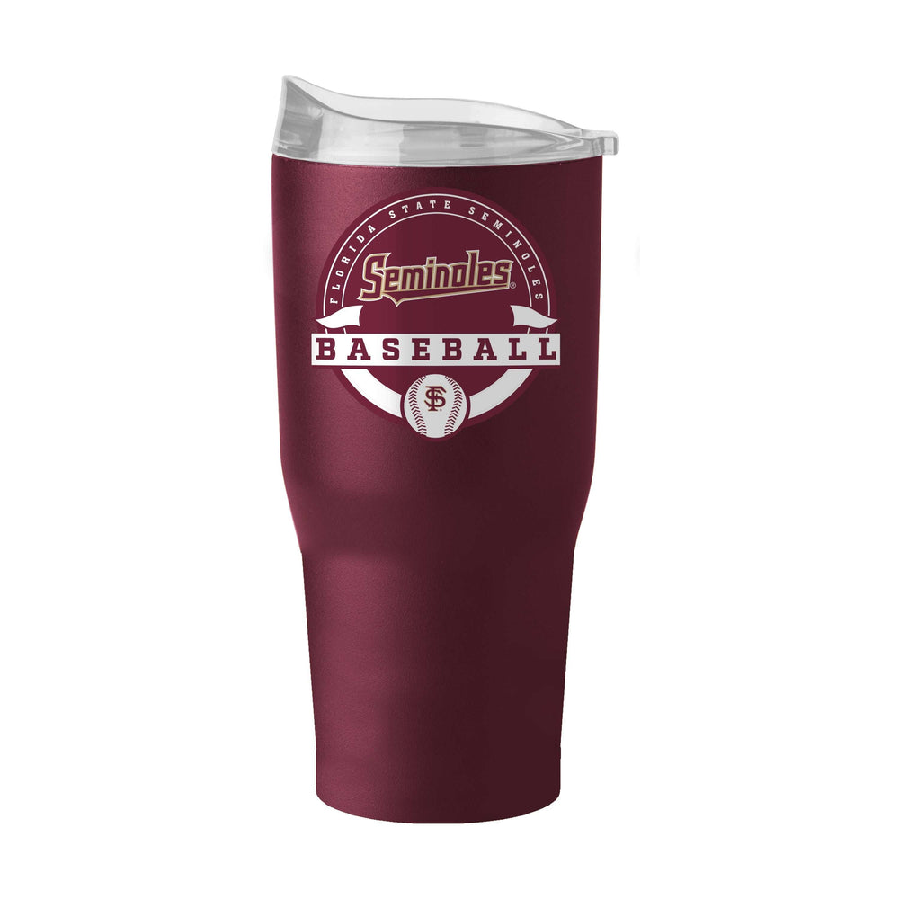 FL State 30oz Baseball Powder Coat Tumbler - Logo Brands - Flyclothing LLC