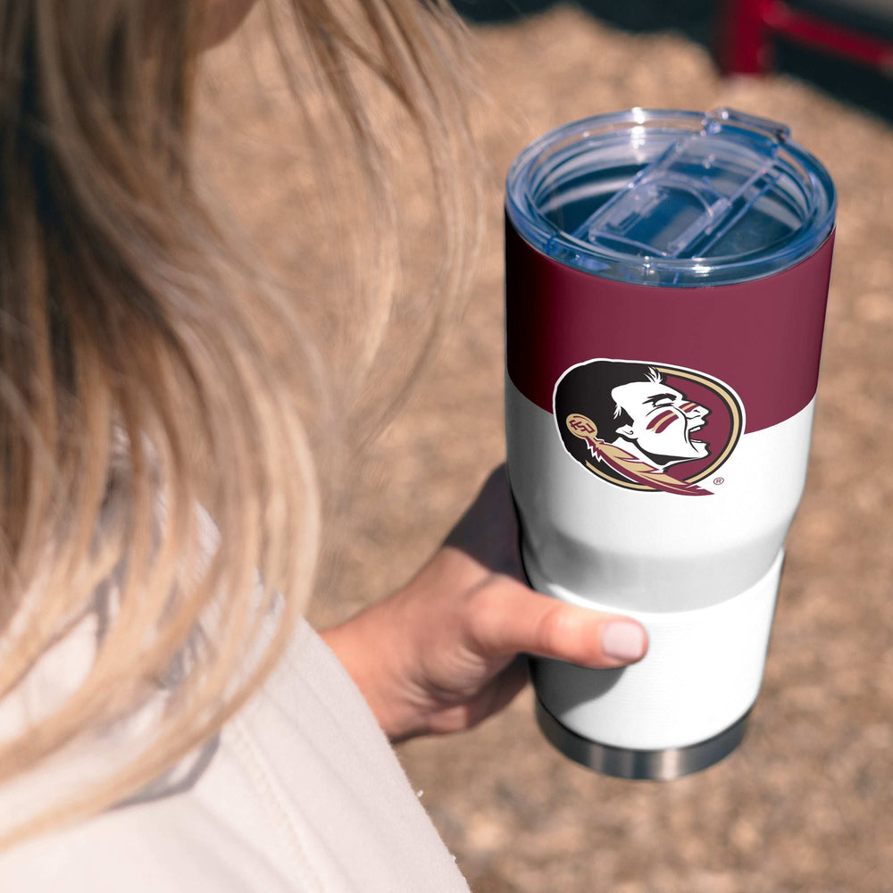 Florida State 30oz Colorblock Stainless Tumbler - Logo Brands - Flyclothing LLC