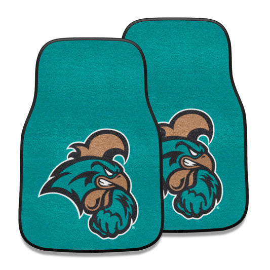 Coastal Carolina Chanticleers Front Carpet Car Mat Set - 2 Pieces - Coastal Carolina