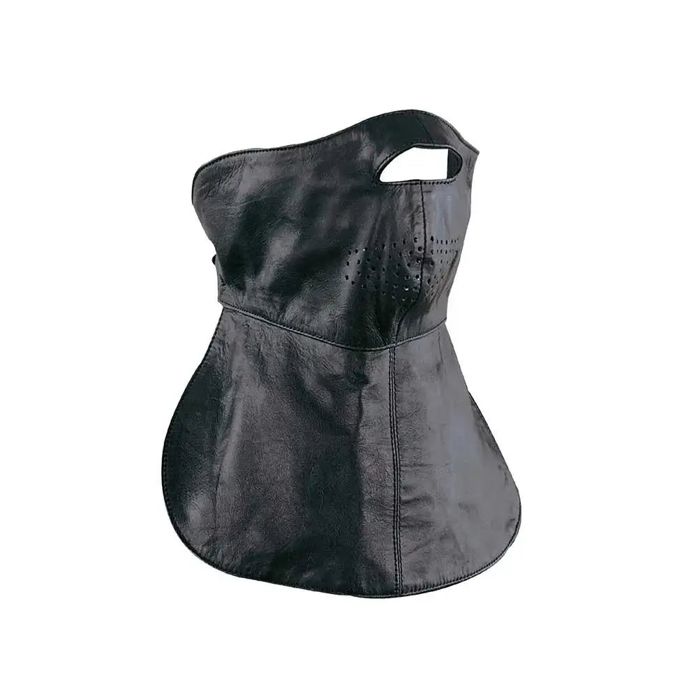 Mens Leather Face Mask - Unik Just for Bikers - Flyclothing LLC