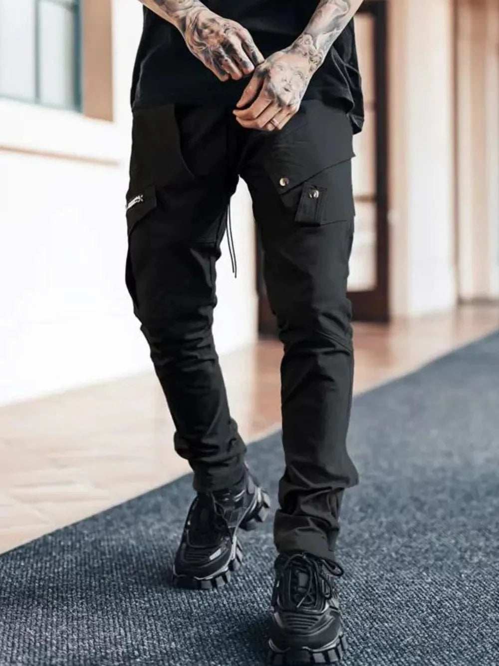 Men's Plus Size Slim Fit Pants - Trendsi - Flyclothing LLC