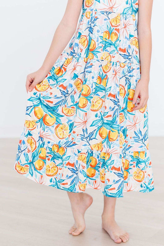 SALE Tropical Summer Ruffle Maxi Dress - Mila & Rose ® - Flyclothing LLC