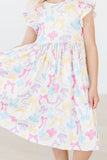 Bow-tastic Flutter Sleeve Twirl Dress - Mila & Rose ®