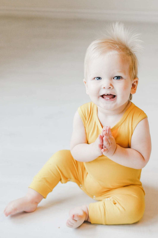 Mustard Tank One-Piece Jogger - Mila & Rose ® - Flyclothing LLC