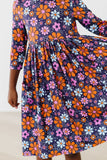 Haunted Garden 3/4 Sleeve Pocket Twirl Dress - Mila & Rose ®