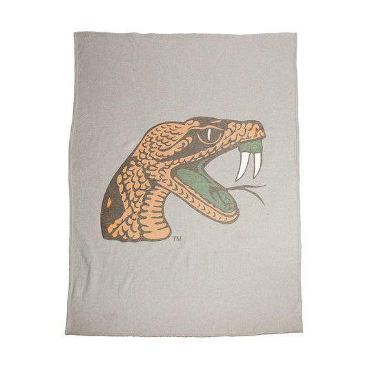 Florida A&M Oversized Logo Sublimated Sweatshirt Blanket - Logo Brands - Flyclothing LLC