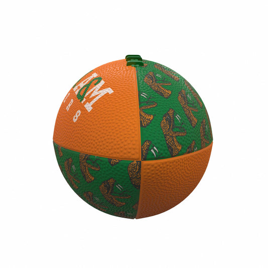 Florida A&M Repeating Mini-Size Rubber Football - Logo Brands - Flyclothing LLC