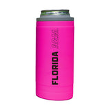 Florida A&M 12oz Electric Stacked Soft Touch Slim Coolie - Logo Brands - Flyclothing LLC