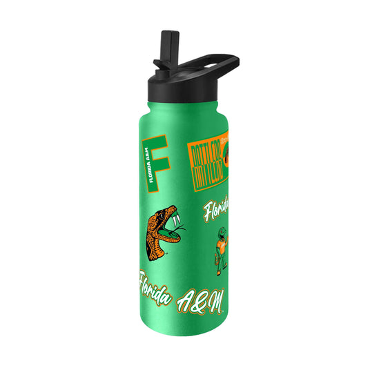 Florida A&M 34oz Dreamweave Quencher Bottle - Logo Brands - Flyclothing LLC