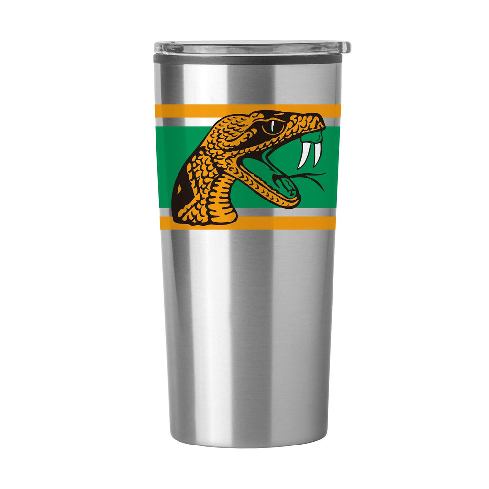 Florida A&M Stripe 20 oz Fusion Tumbler - Logo Brands - Flyclothing LLC