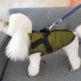 Waterproof Dog Clothes Winter Dog Coat With Harness Warm Pet Clothing Big Dog Jacket Chihuahua Labrador Coat Costume - My Store - Flyclothing LLC