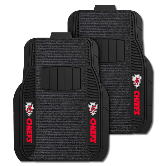 Kansas City Chiefs 2 Piece Deluxe Car Mat Set - Kansas City Chiefs