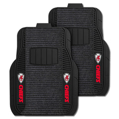 Kansas City Chiefs 2 Piece Deluxe Car Mat Set - Kansas City Chiefs