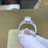 3 Carat Moissanite 925 Sterling Silver Ring - Trendsi