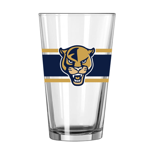 Florida International 16oz Stripe Pint Glass - Logo Brands - Flyclothing LLC