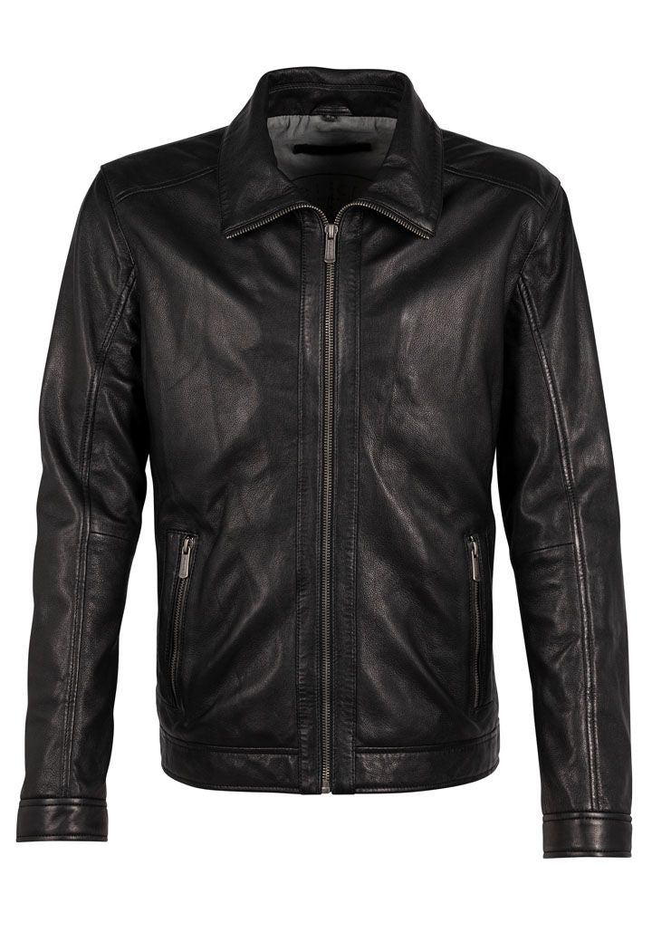 Thees CF Leather Jacket, Black