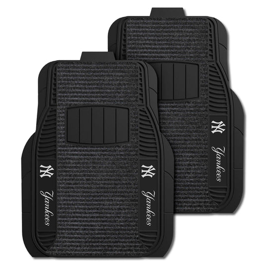 New York Yankees 2 Piece Deluxe Car Mat Set - New York Yankees
